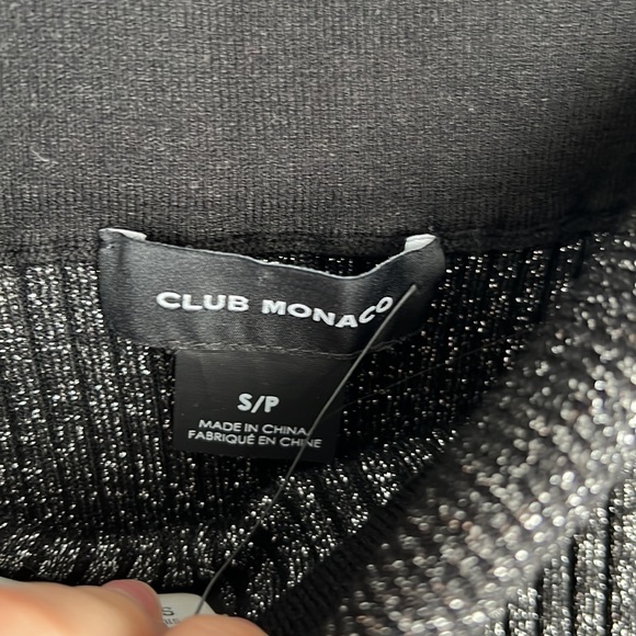 Club Monaco Sparkly Lurex Pencil Skirt - Picture 7 of 8